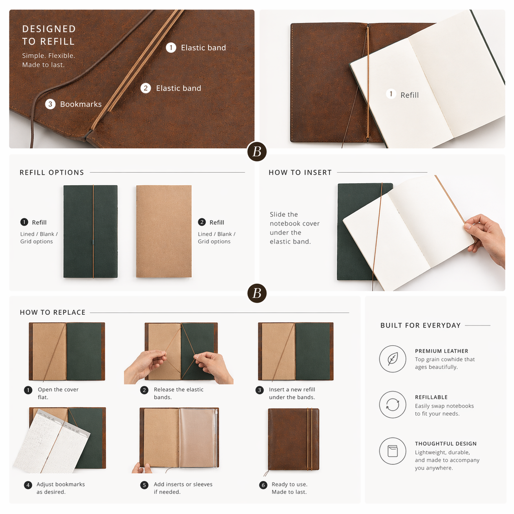 Notebook Refill Inserts
